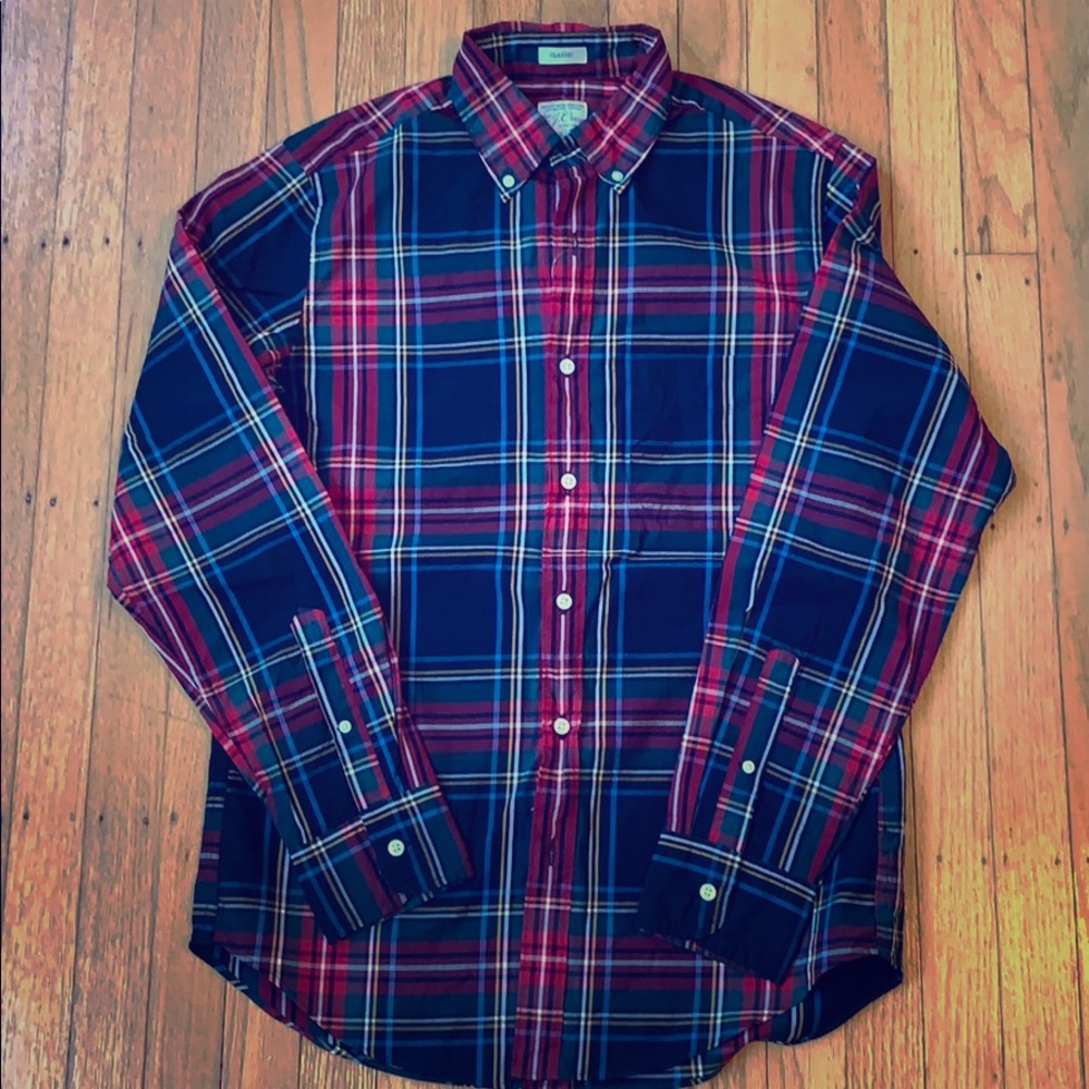 NWT J Crew plaid shirt in Classic cut
